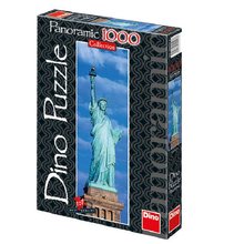 Dino socha svobody panoramatick 1000 dlk Puzzle 96 x 32 cm