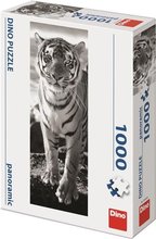 Dino tygr panoramatick 1000 dlk Puzzle 96 x 32 cm