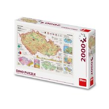 Puzzle 2000 mapy esk republiky