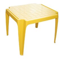 Stolek plastový dětský žlutý, stoleček