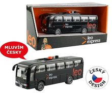 Autobus Leo express 16 cm se zvukem a svtlem, esky mluvc, na baterie