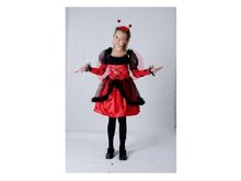 Kostým beruška M 7-10let dětský, šaty na karneval