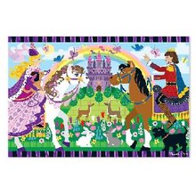 Puzzle podlahov Princ a princezna 24 dlk