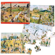 Puzzle Josef Lada jedno ron obdob, devn 40 dlk