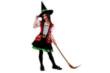 Kostým čarodějka 120-130cm šaty na karneval