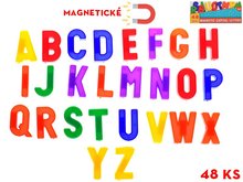 Magnety psmena 48ks v krabice