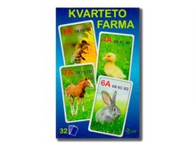 Kvarteto farma 7x10,5x1,5cm 32ks v krabice