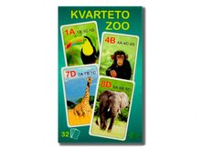 Kvarteto ZOO 7x10,5x1,5cm 32ks v krabice