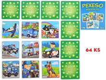 Pexeso Policist 64ks v krabice