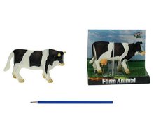 Krava / byk cerno-bila 12-13cm na karte Kids Globe