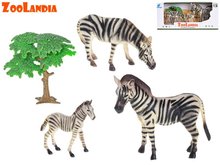 M.T. Zoolandia zebra s mláďaty a doplňky