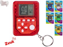 Play Today pvsek na kle mini brickgame 6cm se zvukem tetris