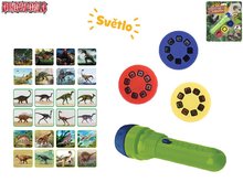 Dinoworld projektorov svtilna 11,5cm na baterie se svtlem 24 obrzk na kart