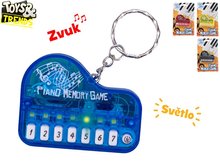 Toys&amp;Trends pvsek na kle piano 6cm na baterie se svtlem a zvukem 19 skladeb
