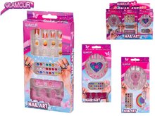 Glamour sada nalepovacch neht s diamanty a doplky