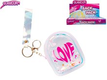 Glamour mini batek holografick 10,5cm se tpytkami s pvskem na kle