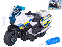 Motorka policejn roubovac 22cm na setrvank v krabice