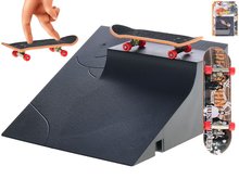 Skateboard 9,5cm kov s rampou na kart