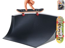 Skateboard prstov 9,5cm kov s rampou fingerboard