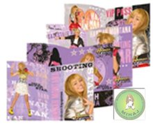 Jiri Models Obal A4 holograf Hannah Montana na sešit - škola s Miley Cyrus