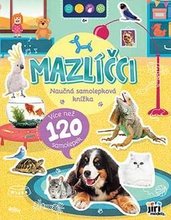Naun samolepkov knka 6+ mazlci, 120+ samolepek
