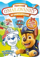 Tvarovan omalovnky Tlapkova patrola se samolepkami Paw Patrol