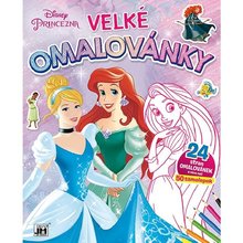 Velk omalovnky Disney Princezny + samolepky