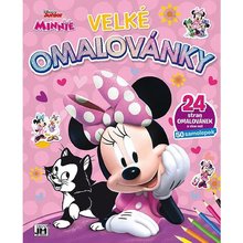 Velk omalovnky Minnie + samolepky