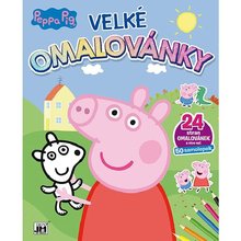 Velk omalovnky Prastko Peppa + samolepky