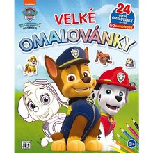 Velk omalovnky Tlapkov patrola + samolepky