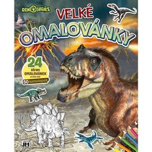 Velk omalovnky Dinosaui + samolepky