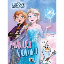 Maluj vodou A4 Ledov krlovstv / frozen vodov omalovnky