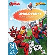 Omalovnky A4+ se samolepkami Marvel Avengers