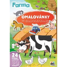 Omalovnky A4 se samolepkami Farma