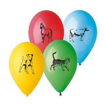 Balonek zvata Farma potisk kulat 26 cm / nafukovac / balonky domaci