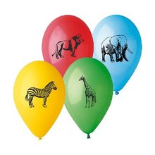 Balonek zvata Safari potisk  kulat / nafukovac / balonky divok