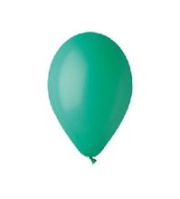 Balonek nafukovac tmav zelen kulat 26cm
