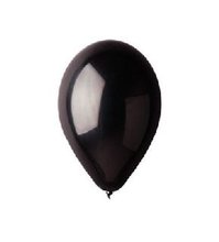 Balonek černý  kulatý / nafukovací / balonky