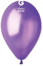 Balonek fialový metal  kulatý / nafukovací / balonky  svatba