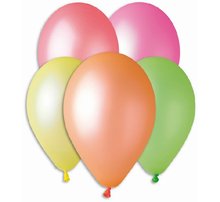 Balonek barevn NEON prmr 26 cm  kulat / nafukovac / balonky