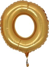 slice zlat 0 102cm velk, 40 / nafukovac balonek