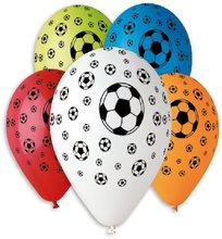 Balonek fotbal potisk pastel 30cm nafukovací