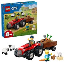 * LEGO City 60461 erven traktor s pvsem a ovcemi