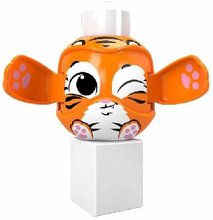 * MB Peek a Blocks zvtko tiger Mega Bloks GKX45 / GKX48