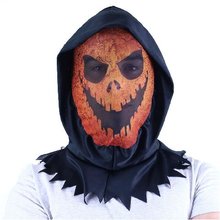 Maska oranov halloween textiln na karneval, arodjnice