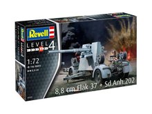 * Revell Plastic ModelKit military 03325 - 8,8 cm Flak 37 + Sd.Anh.202 (1:72)