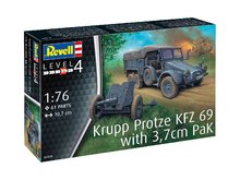 * Revell Plastic ModelKit military 03344 - Krupp Protze KFZ 69 with 3,7cm Pak (1:76)