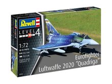 * Revell Plastic ModelKit letadlo 03843 - Eurofighter &quot;Luftwaffe 2020 Quadriga&quot; (1:72)