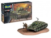 * Revell Plastic ModelKit tank 03294 - T-34/76 Modell 1940 (1:76)