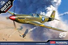 * ACADEMY Model Kit letadlo 12338 - USAAF P-51 &quot;North Africa&quot; (1:48)